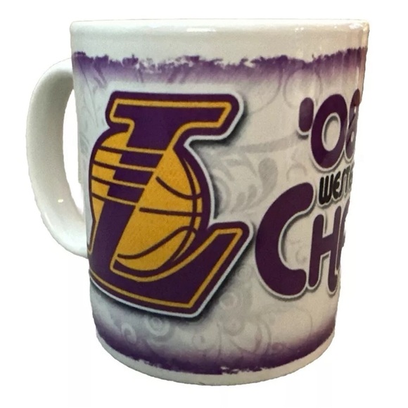 RARE Los Angeles Lakers NBA 2008 Western Conference Champions Coffee Mug Kobe - Picture 1 of 6